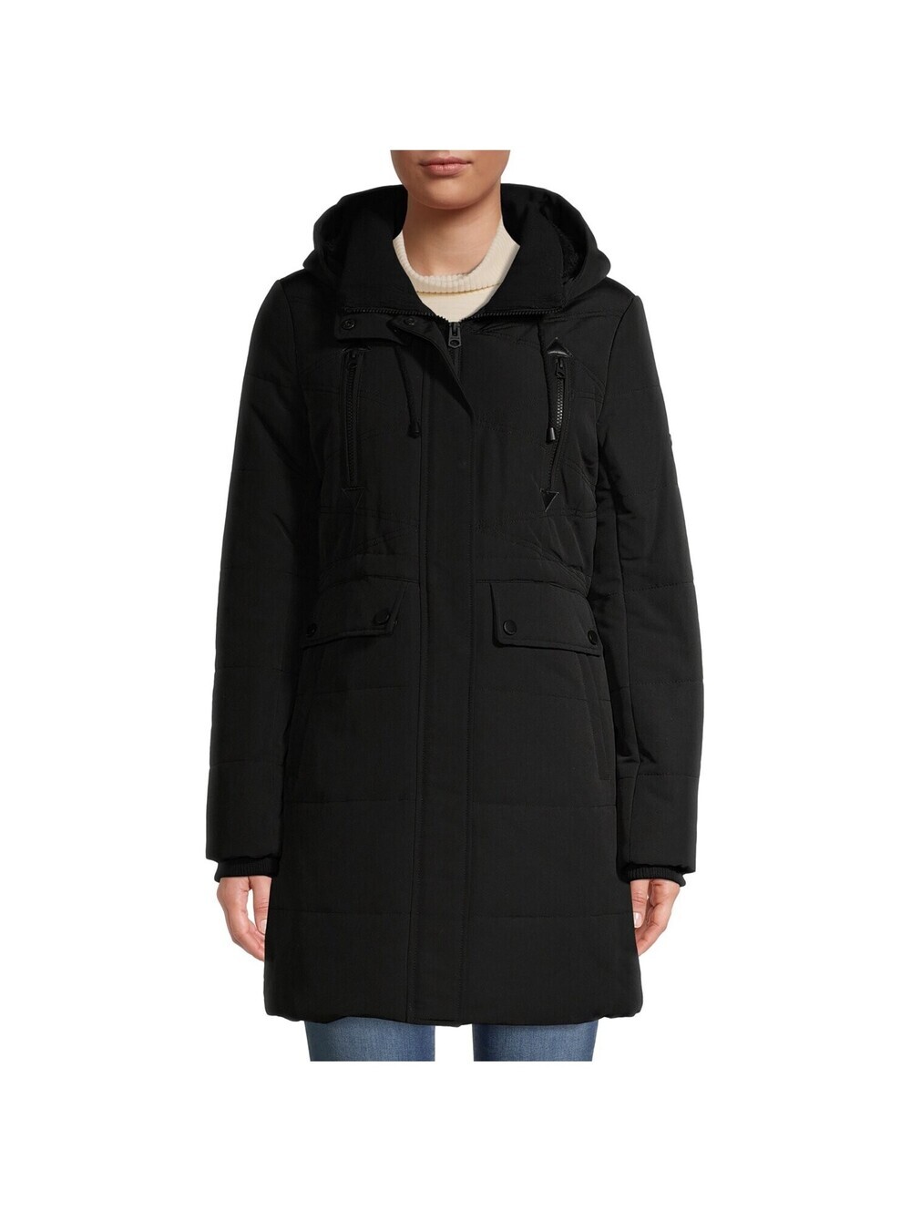 Lucky Brand Womens Hooded Raincoat Size XS - Picture 1 of 3
